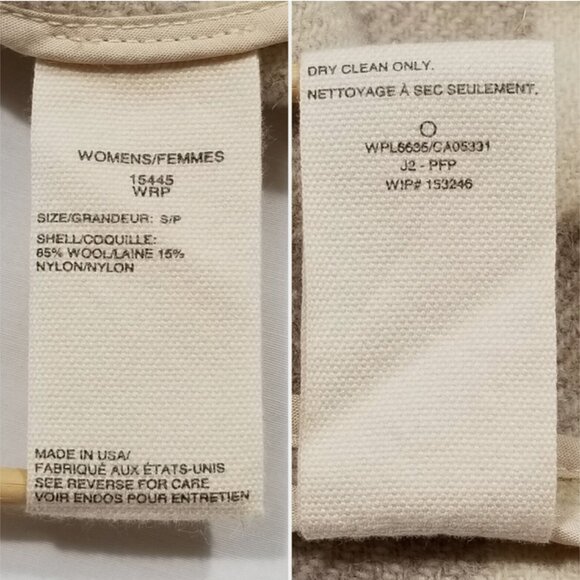 WOOLRICH Popover Hooded Poncho 5962E1M - Picture 8 of 10